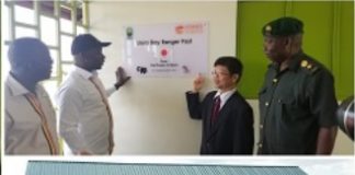 The Deputy Head of Mission, Embassy of Japan in Uganda, Mr Mizumoto Horii commissioned the Lions Bay ranger post, and the Honourable Minister Godfrey Kiwanda Ssubi opened the Katore ranger post.