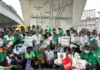 Lagos participants in Nigeria clean up day